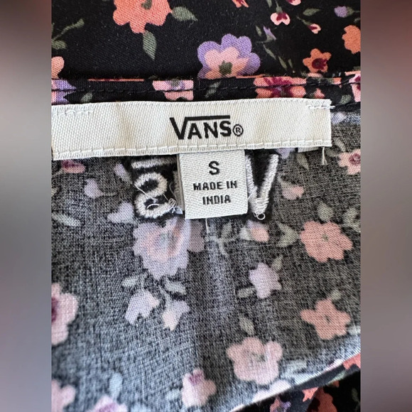 VANS floral mini dress size S - Picture 6 of 12